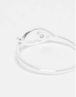 gemset fish ring in sterling silver