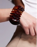 stretch bracelet in tort