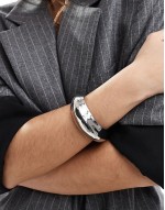 bangle in silver tone