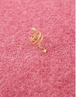 snake ring in 18k gold plated